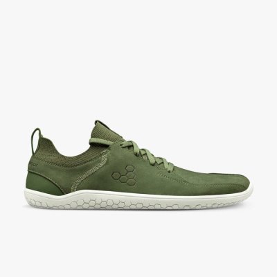 Vivobarefoot Primus Knit Lux - Miesten Vapaa-Ajankengät Vihreä - SRA102984